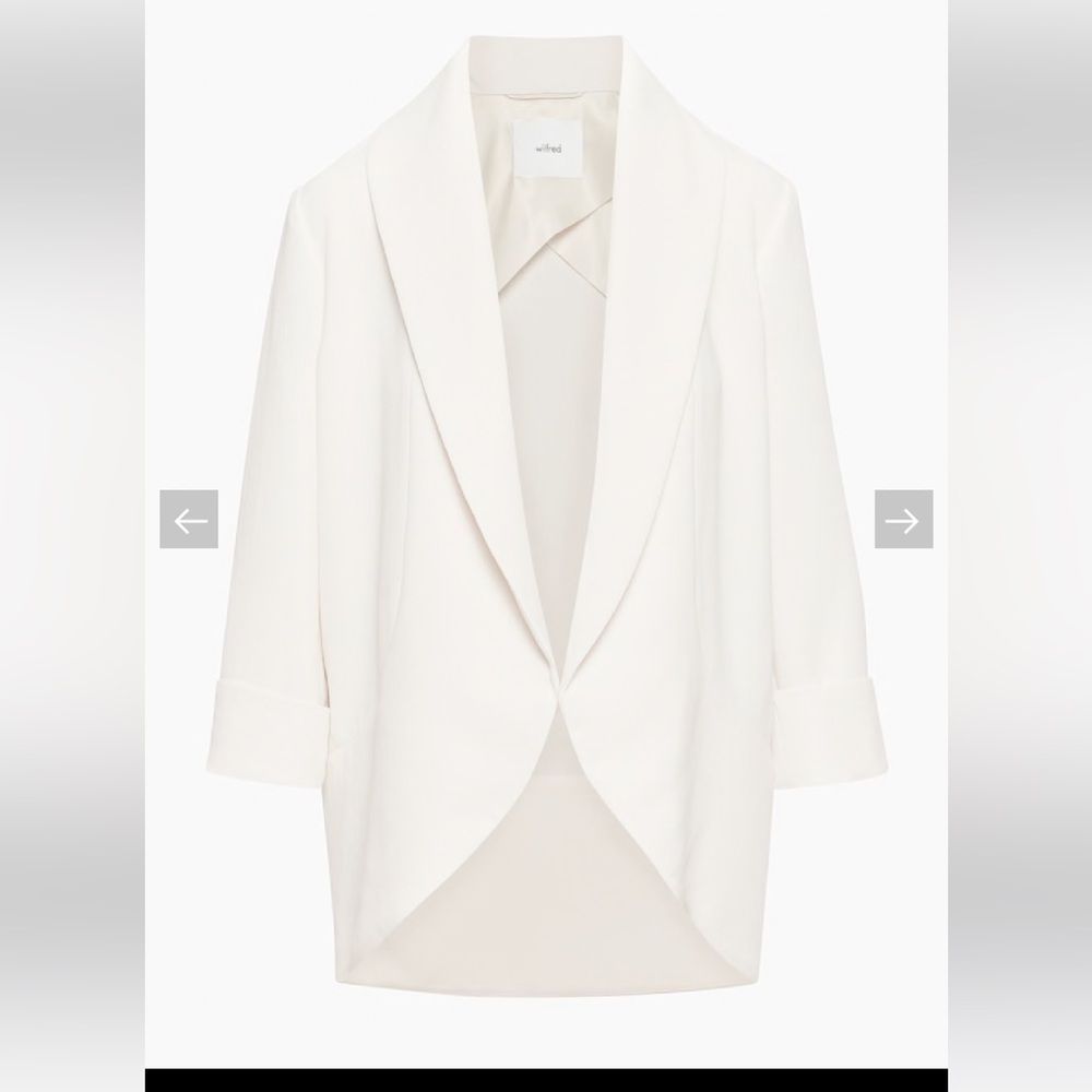 Aritzia Wilfred Light Birch North Blazer NWOT small